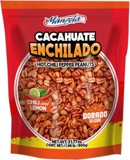 Manzela cacahuate enchilado
