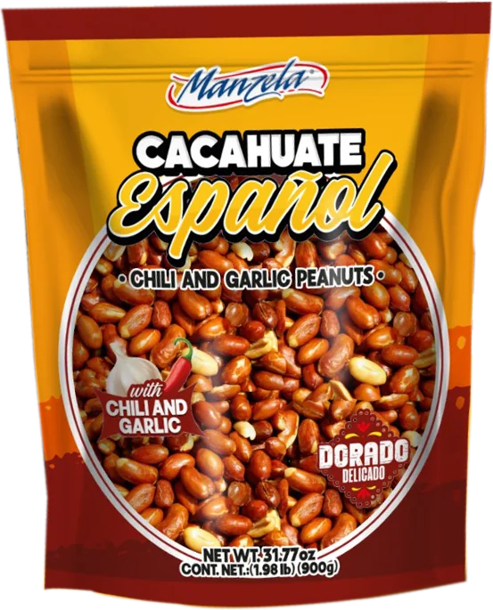 Manzela cacahuate español